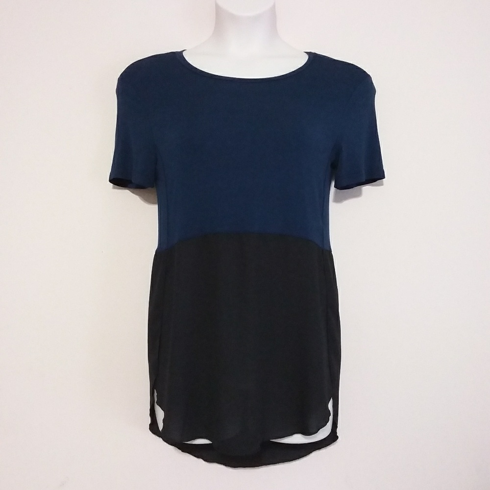 RD Style Mixed Media Tunic Top
